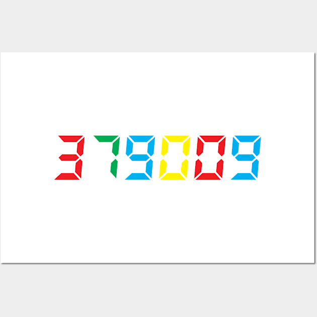 mot GOOGLE calculatrice à envers geek couleur Wall Art by Catcrea